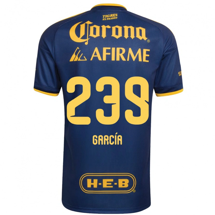 Danxen Homem Camisola Diego García #239 Azul Real Amarelo Alternativa 2026/27 Camisa