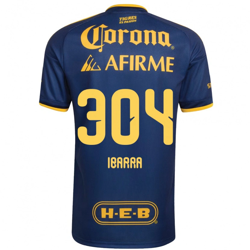 Danxen Homem Camisola Luis Ibarra #304 Azul Real Amarelo Alternativa 2026/27 Camisa