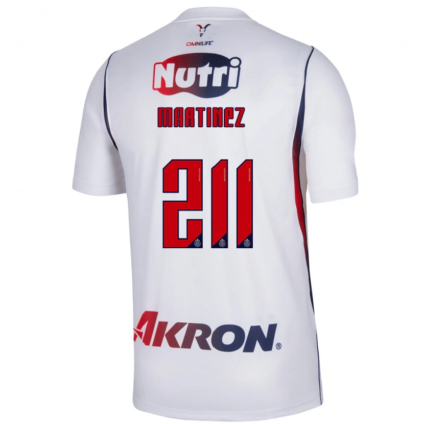 Danxen Homem Camisola Diego Martínez #211 Branco Azul Marinho Vermelho Alternativa 2026/27 Camisa