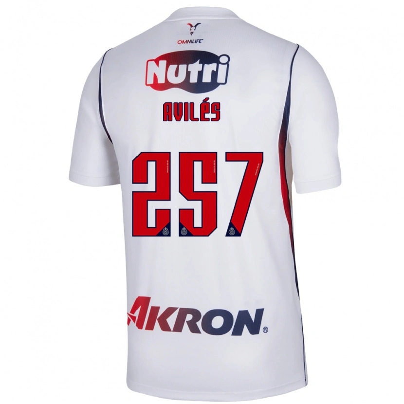 Danxen Homem Camisola Emmanuel Avilés #257 Branco Azul Marinho Vermelho Alternativa 2026/27 Camisa