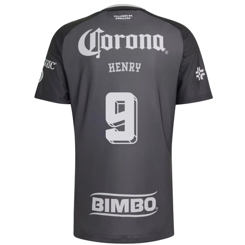 Danxen Homem Camisola Henry Martin #9 Cinza Branco Preto Alternativa 2026/27 Camisa