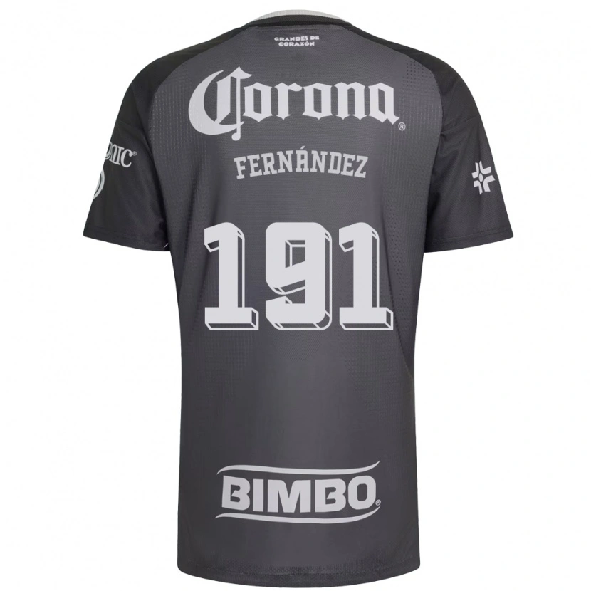 Danxen Homem Camisola Adrián Fernández #191 Cinza Branco Preto Alternativa 2026/27 Camisa