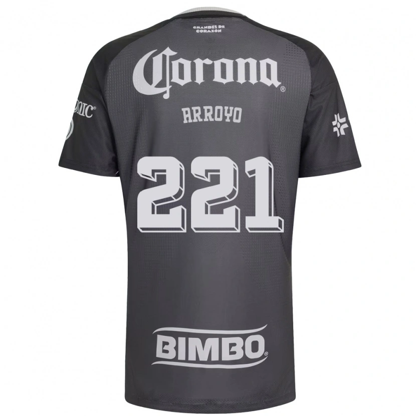 Danxen Homem Camisola Reyli Arroyo #221 Cinza Branco Preto Alternativa 2026/27 Camisa