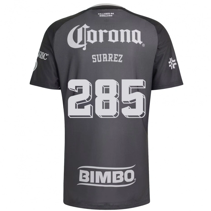Danxen Homem Camisola Irwin Suárez #285 Cinza Branco Preto Alternativa 2026/27 Camisa