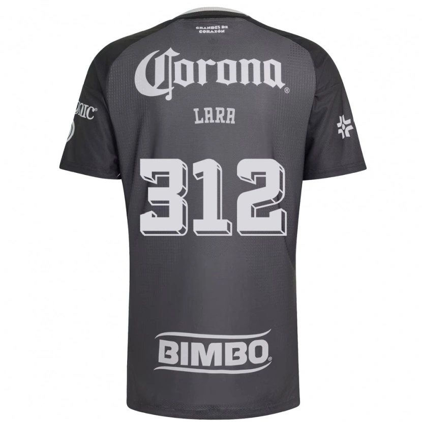 Danxen Homem Camisola Diego Lara #312 Cinza Branco Preto Alternativa 2026/27 Camisa