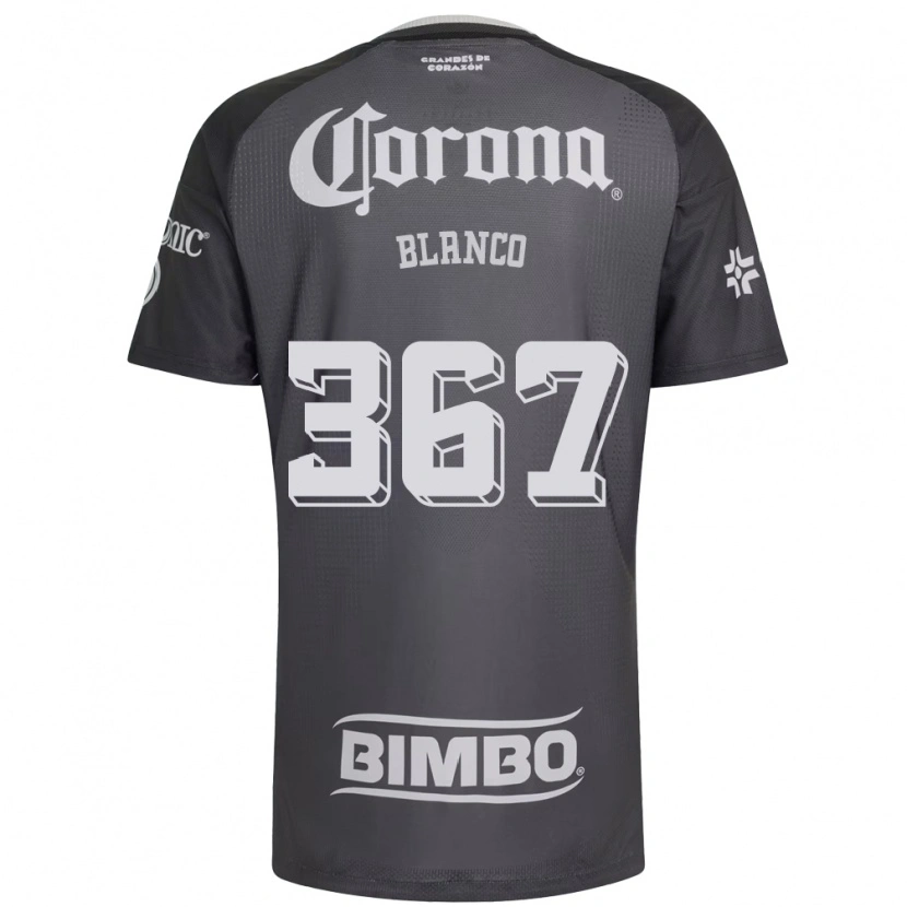 Danxen Homem Camisola Lionel Blanco #367 Cinza Branco Preto Alternativa 2026/27 Camisa