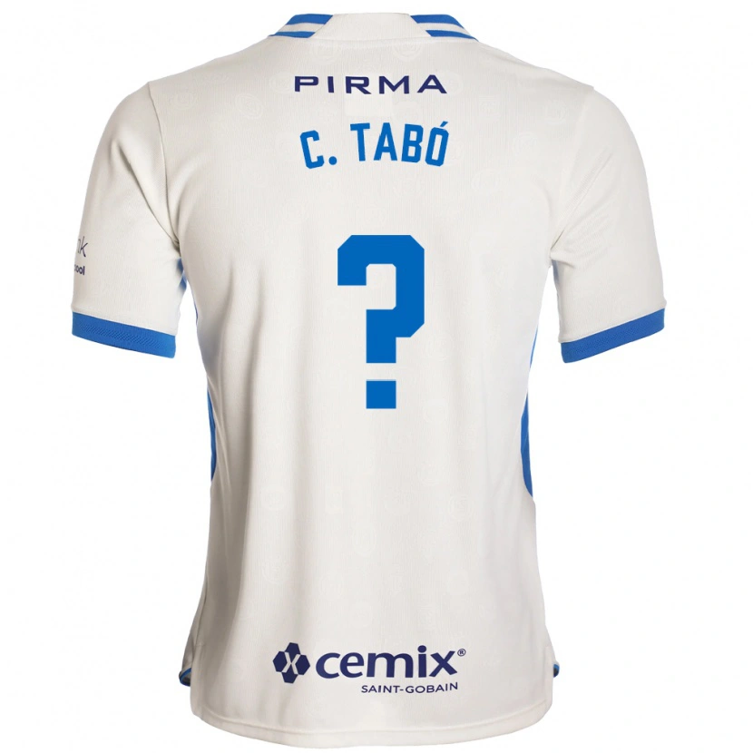 Danxen Homem Camisola Christian Tabo #0 Branco Azul Vermelho Alternativa 2026/27 Camisa