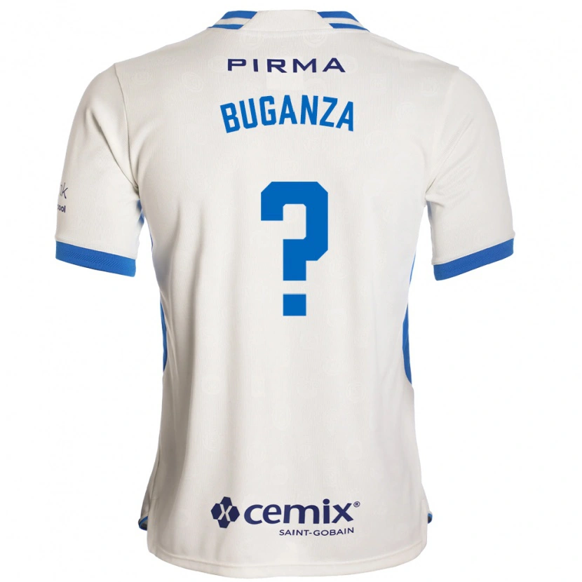 Danxen Homem Camisola Franco Buganza #0 Branco Azul Vermelho Alternativa 2026/27 Camisa