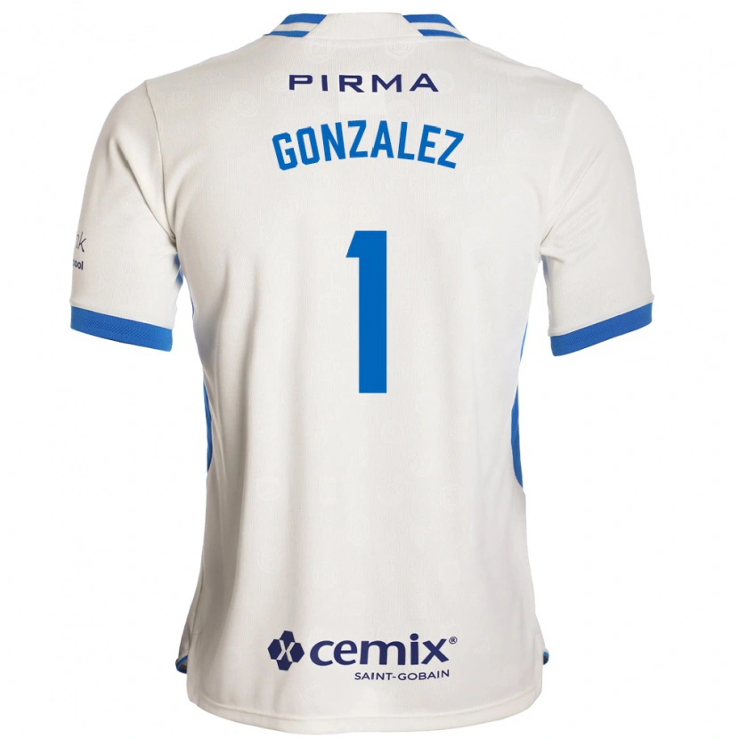 Danxen Homem Camisola Itzayana Gonzalez #1 Branco Azul Vermelho Alternativa 2026/27 Camisa