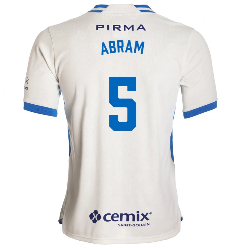 Danxen Homem Camisola Luis Abram #5 Branco Azul Vermelho Alternativa 2026/27 Camisa