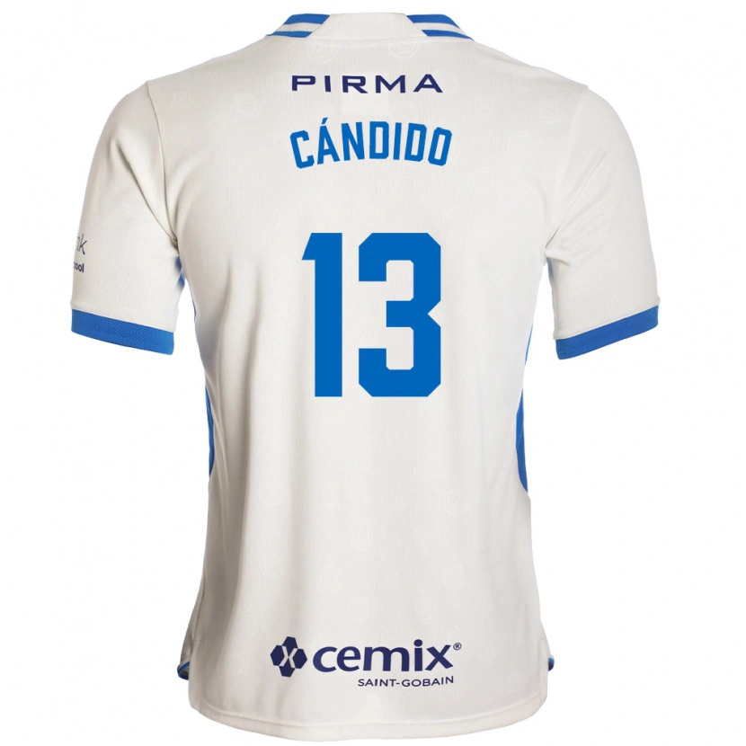 Danxen Homem Camisola Camilo Cándido #13 Branco Azul Vermelho Alternativa 2026/27 Camisa