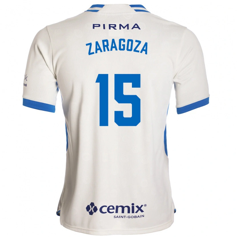 Danxen Homem Camisola Nancy Zaragoza #15 Branco Azul Vermelho Alternativa 2026/27 Camisa