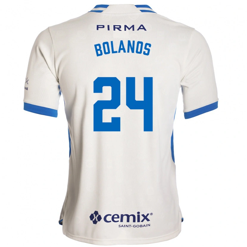 Danxen Homem Camisola Jatziry Bolanos #24 Branco Azul Vermelho Alternativa 2026/27 Camisa