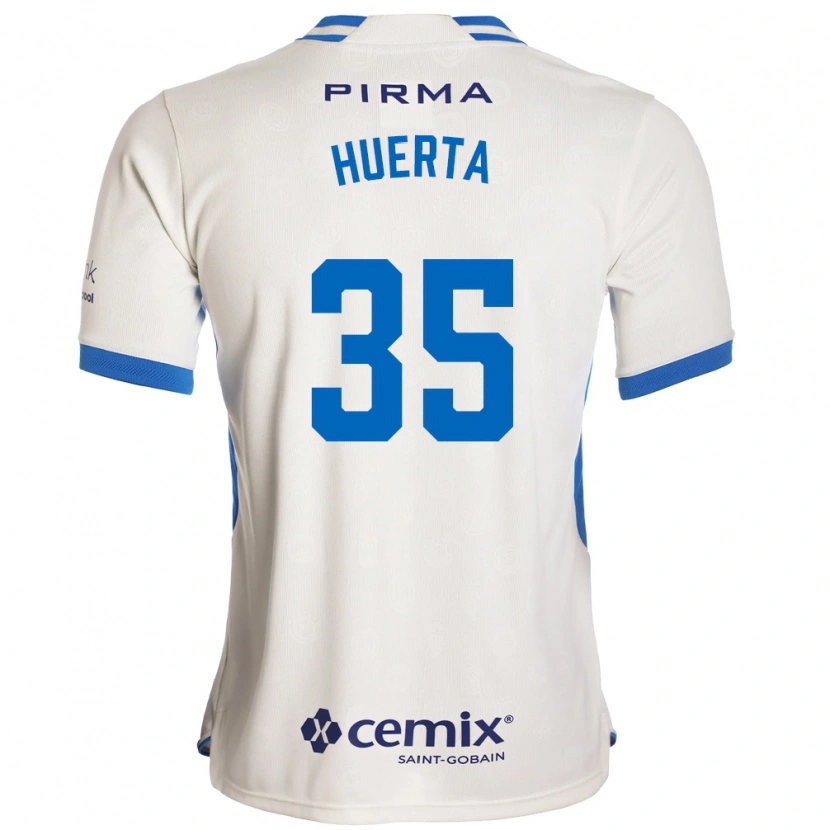 Danxen Homem Camisola Renata Huerta #35 Branco Azul Vermelho Alternativa 2026/27 Camisa