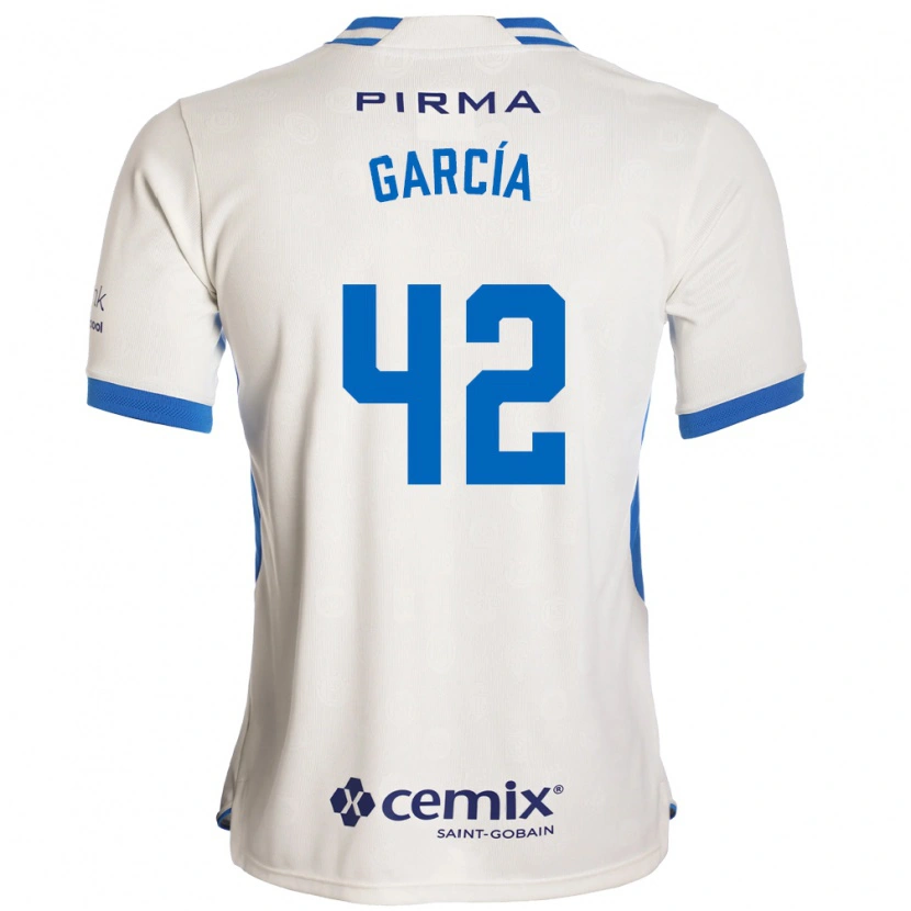 Danxen Homem Camisola Jorge García #42 Branco Azul Vermelho Alternativa 2026/27 Camisa