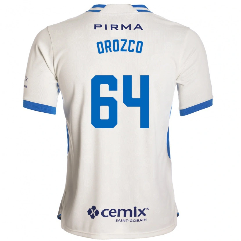 Danxen Homem Camisola Fabrizzio Orozco #64 Branco Azul Vermelho Alternativa 2026/27 Camisa