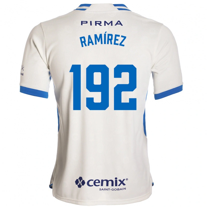Danxen Homem Camisola Nicolás Ramírez #192 Branco Azul Vermelho Alternativa 2026/27 Camisa
