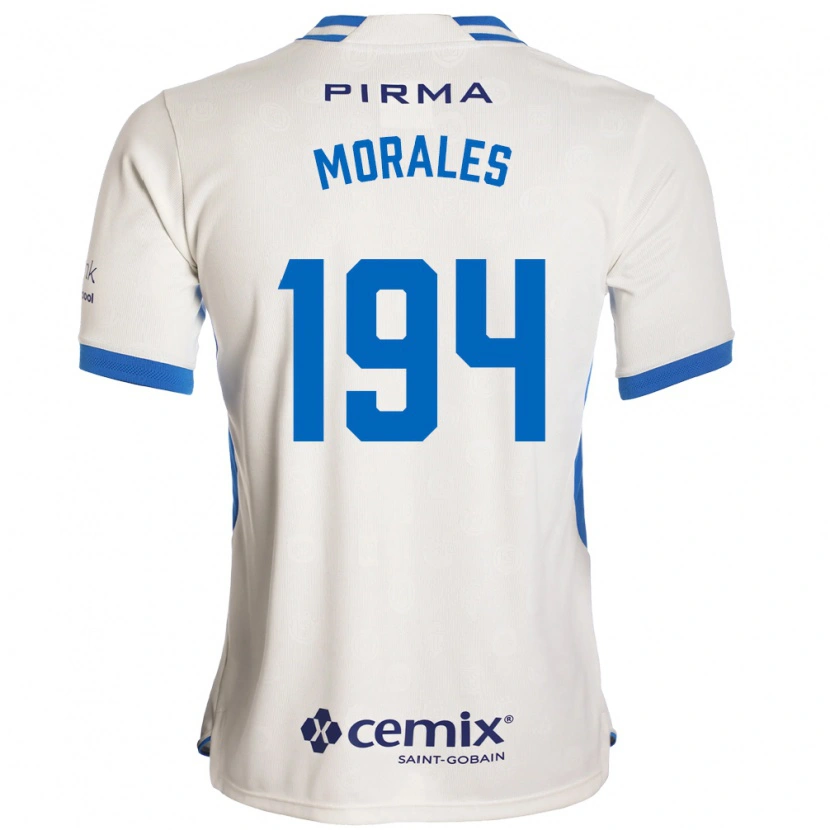 Danxen Homem Camisola Amaury Morales #194 Branco Azul Vermelho Alternativa 2026/27 Camisa