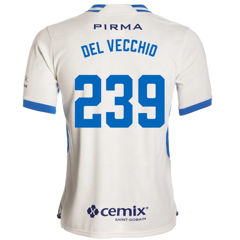 Danxen Homem Camisola Michael Del Vecchio #239 Branco Azul Vermelho Alternativa 2026/27 Camisa