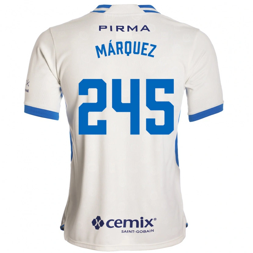 Danxen Homem Camisola Víctor Márquez #245 Branco Azul Vermelho Alternativa 2026/27 Camisa