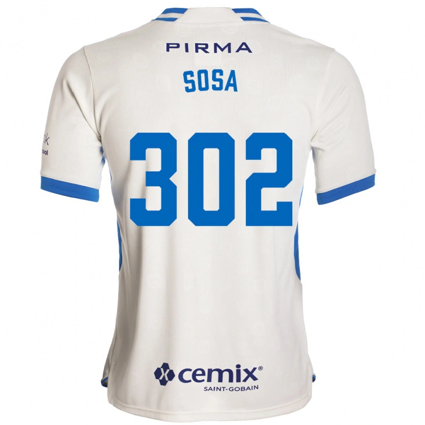 Danxen Homem Camisola Dustyn Sosa #302 Branco Azul Vermelho Alternativa 2026/27 Camisa