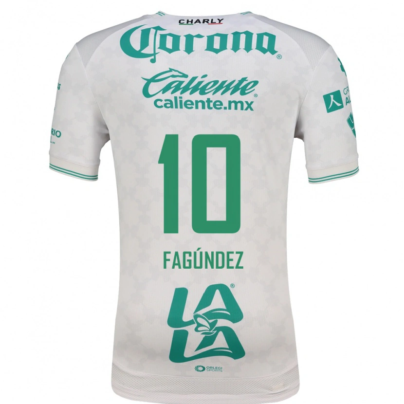 Danxen Homem Camisola Franco Fagúndez #10 Verde Claro Branco Alternativa 2026/27 Camisa