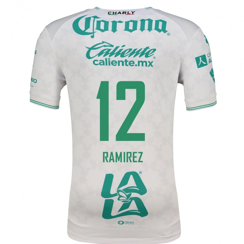 Danxen Homem Camisola Santiago Ramírez #12 Verde Claro Branco Alternativa 2026/27 Camisa