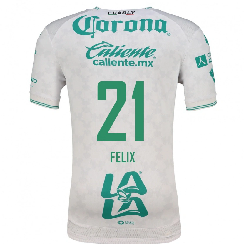 Danxen Homem Camisola Judith Félix #21 Verde Claro Branco Alternativa 2026/27 Camisa