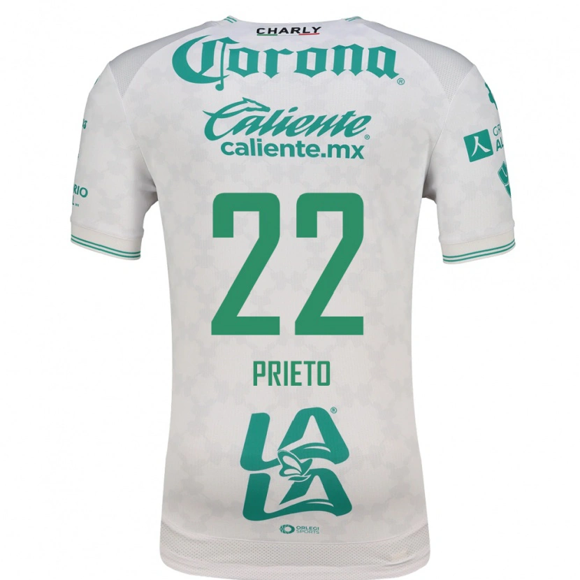 Danxen Homem Camisola Ronaldo Prieto #22 Verde Claro Branco Alternativa 2026/27 Camisa
