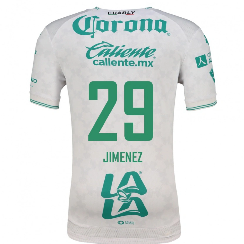 Danxen Homem Camisola Tahiel Jiménez #29 Verde Claro Branco Alternativa 2026/27 Camisa