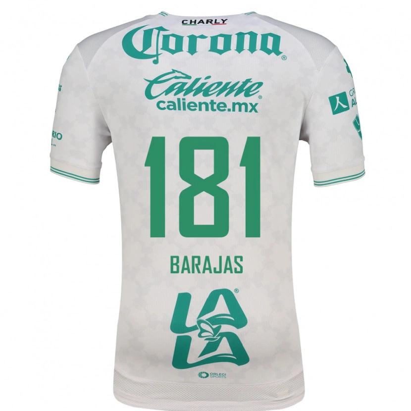 Danxen Homem Camisola Sergio Barajas #181 Verde Claro Branco Alternativa 2026/27 Camisa