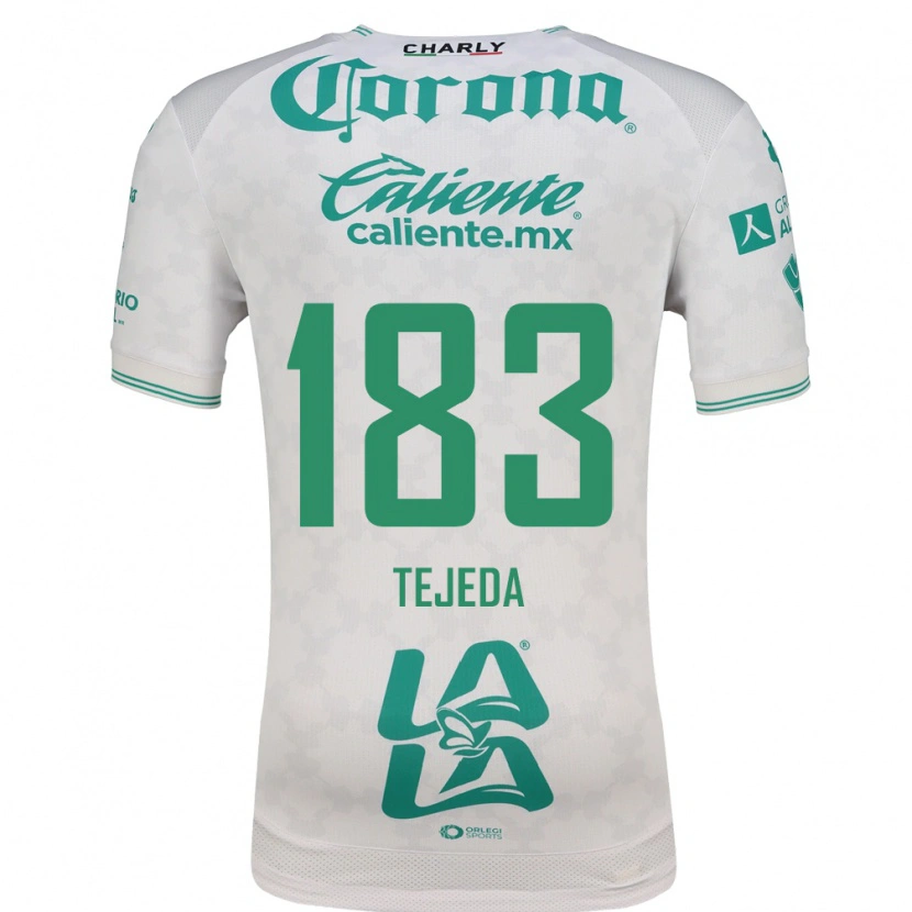 Danxen Homem Camisola Juan Tejeda #183 Verde Claro Branco Alternativa 2026/27 Camisa