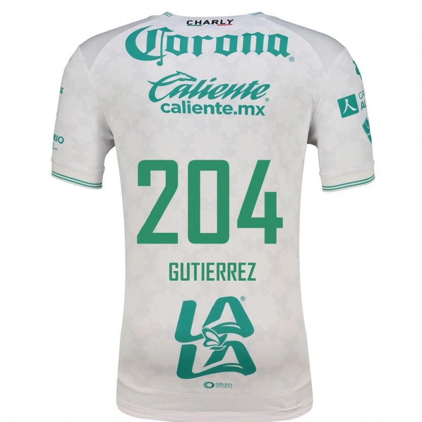 Danxen Homem Camisola Gabriel Gutiérrez #204 Verde Claro Branco Alternativa 2026/27 Camisa