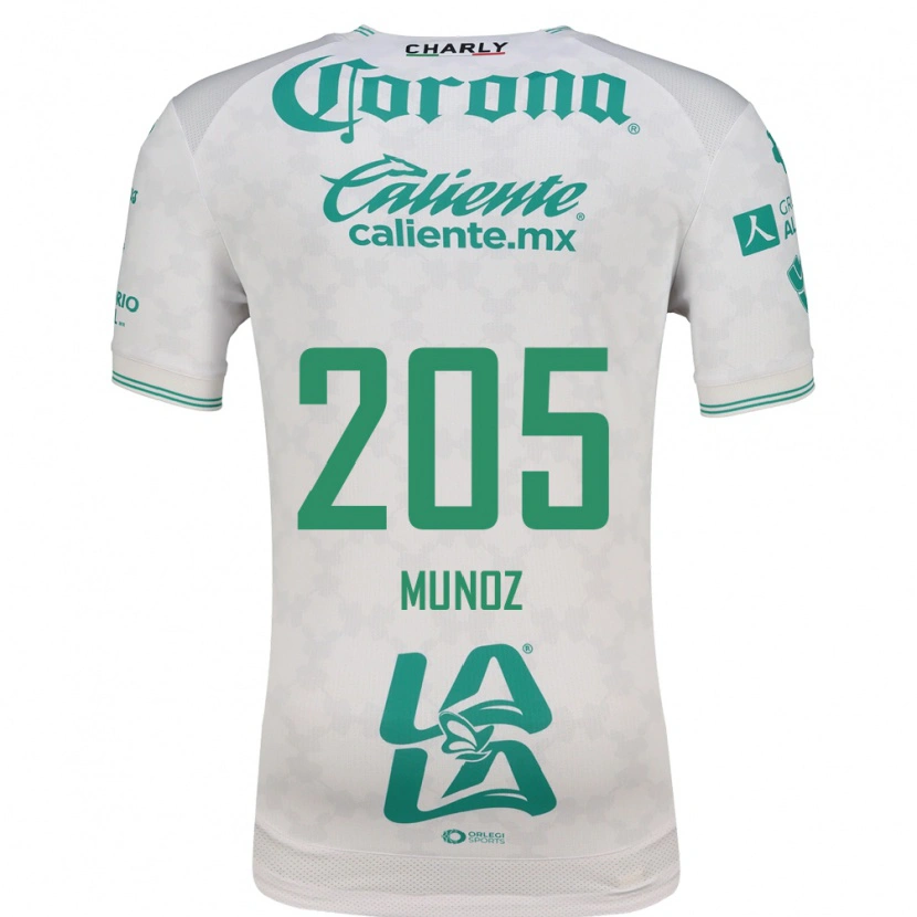Danxen Homem Camisola Guillermo Muñoz #205 Verde Claro Branco Alternativa 2026/27 Camisa