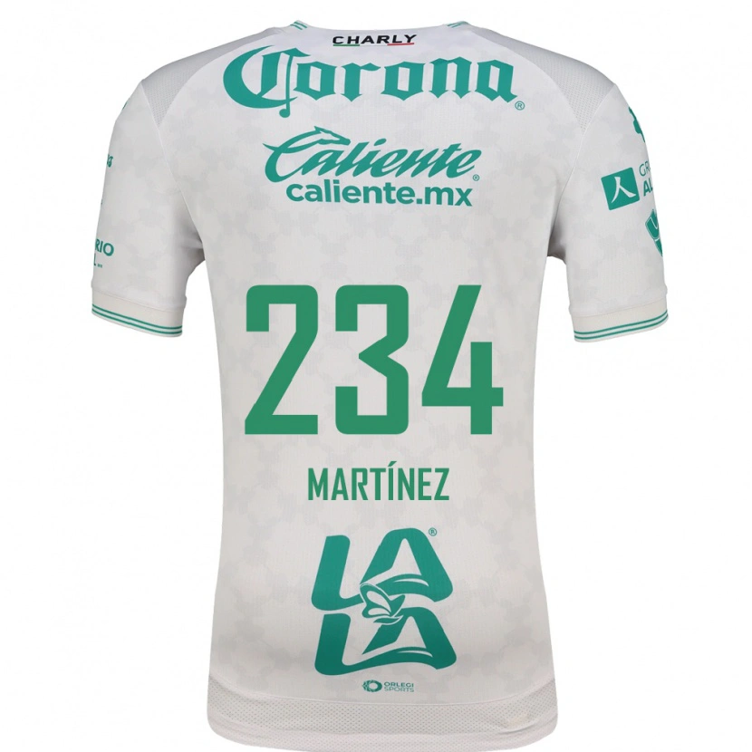 Danxen Homem Camisola Cristian Martínez #234 Verde Claro Branco Alternativa 2026/27 Camisa