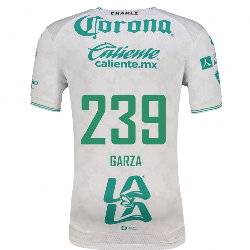 Danxen Homem Camisola Esteban Garza #239 Verde Claro Branco Alternativa 2026/27 Camisa