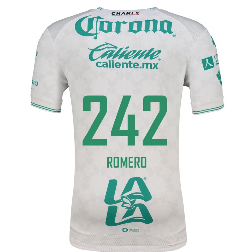 Danxen Homem Camisola Ángel Romero #242 Verde Claro Branco Alternativa 2026/27 Camisa