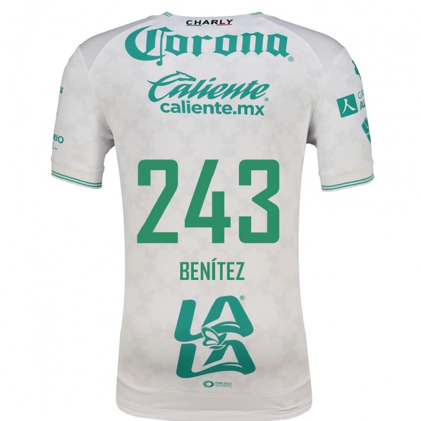 Danxen Homem Camisola Gianluca Benítez #243 Verde Claro Branco Alternativa 2026/27 Camisa