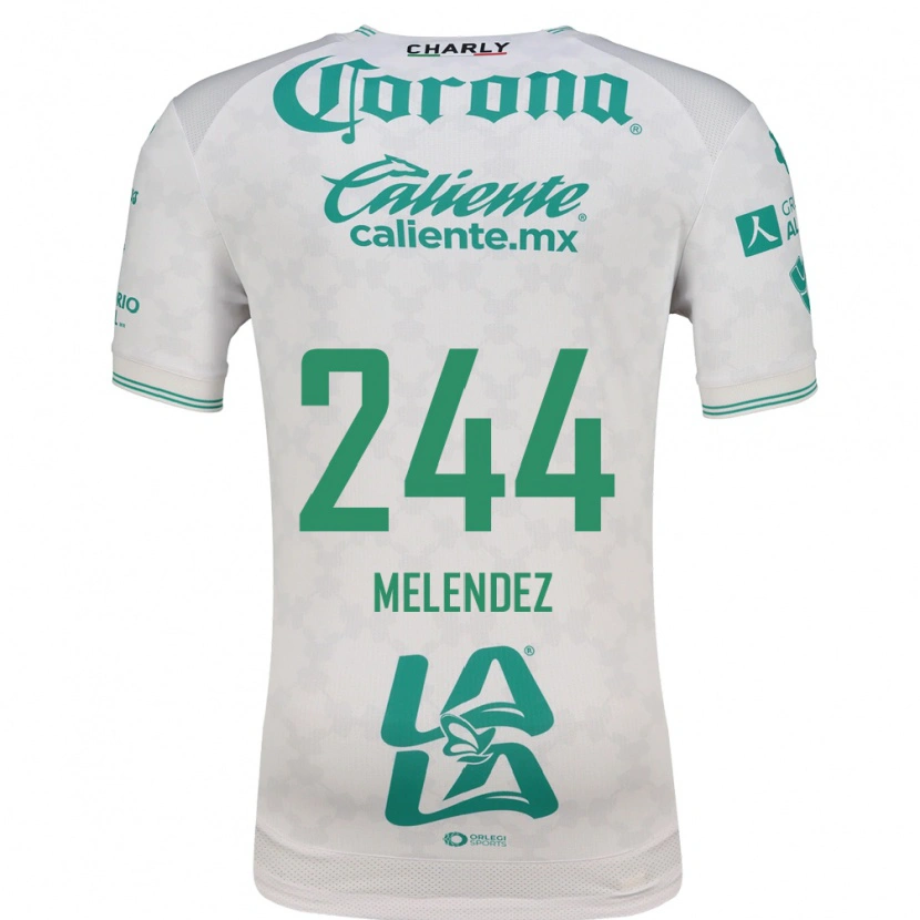 Danxen Homem Camisola Carlos Meléndez #244 Verde Claro Branco Alternativa 2026/27 Camisa