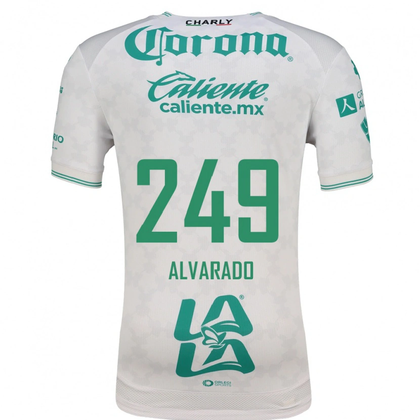 Danxen Homem Camisola Luis Alvarado #249 Verde Claro Branco Alternativa 2026/27 Camisa