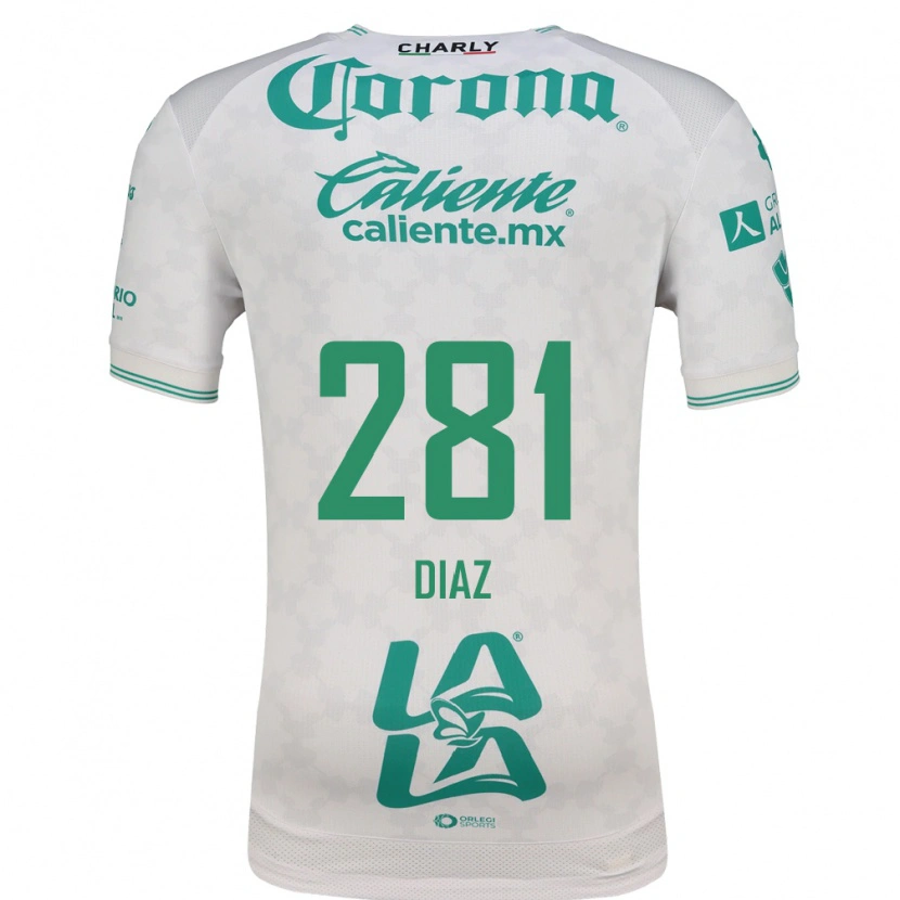 Danxen Homem Camisola Didier Díaz #281 Verde Claro Branco Alternativa 2026/27 Camisa