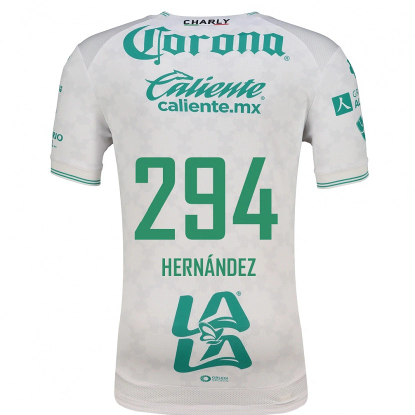 Danxen Homem Camisola Matías Hernández #294 Verde Claro Branco Alternativa 2026/27 Camisa