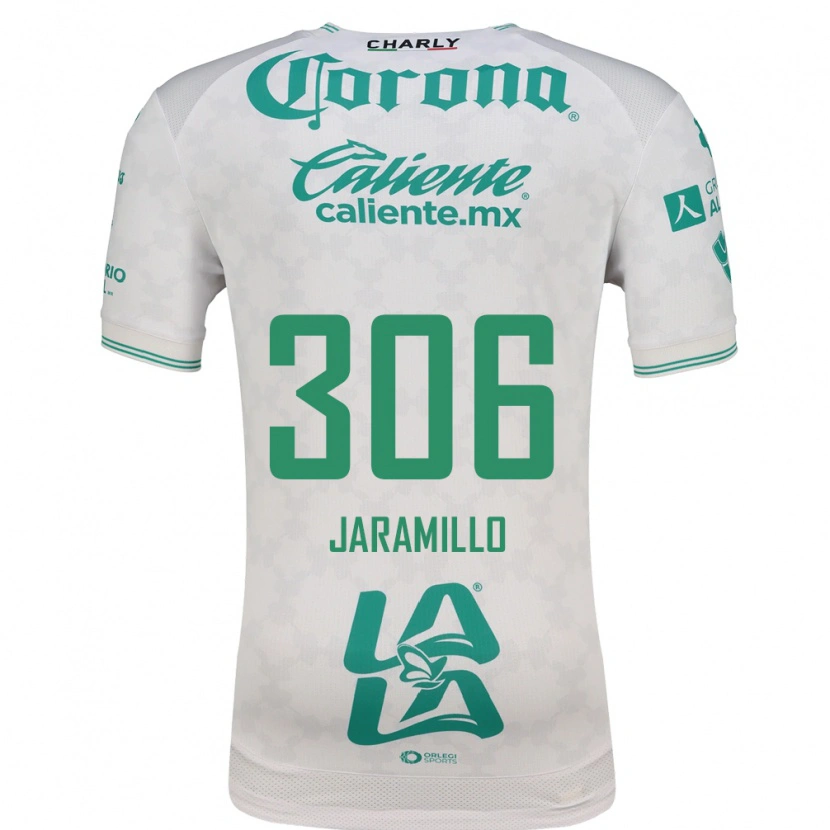 Danxen Homem Camisola Mario Jaramillo #306 Verde Claro Branco Alternativa 2026/27 Camisa