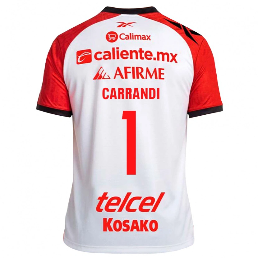Danxen Homem Camisola Daniela Carrandi #1 Vermelho Branco Preto Alternativa 2026/27 Camisa