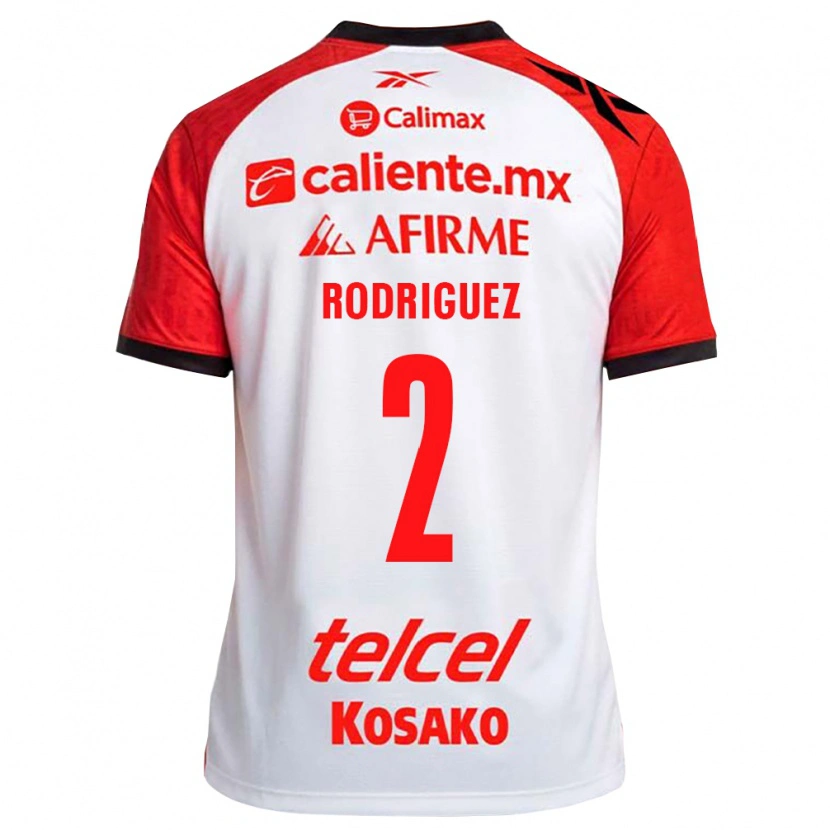 Danxen Homem Camisola Antonio Rodríguez #2 Vermelho Branco Preto Alternativa 2026/27 Camisa