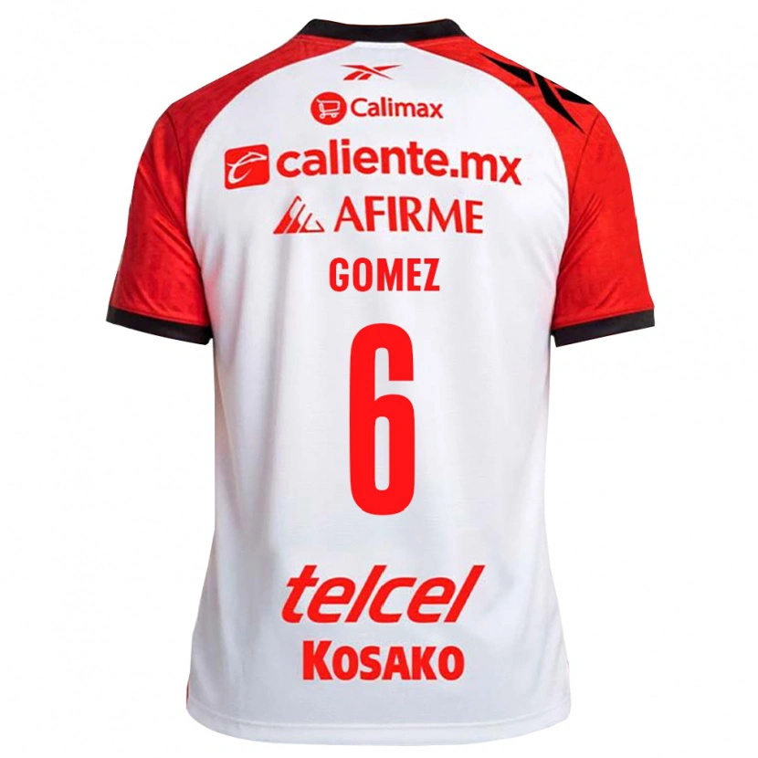 Danxen Homem Camisola Alejandro Gómez #6 Vermelho Branco Preto Alternativa 2026/27 Camisa