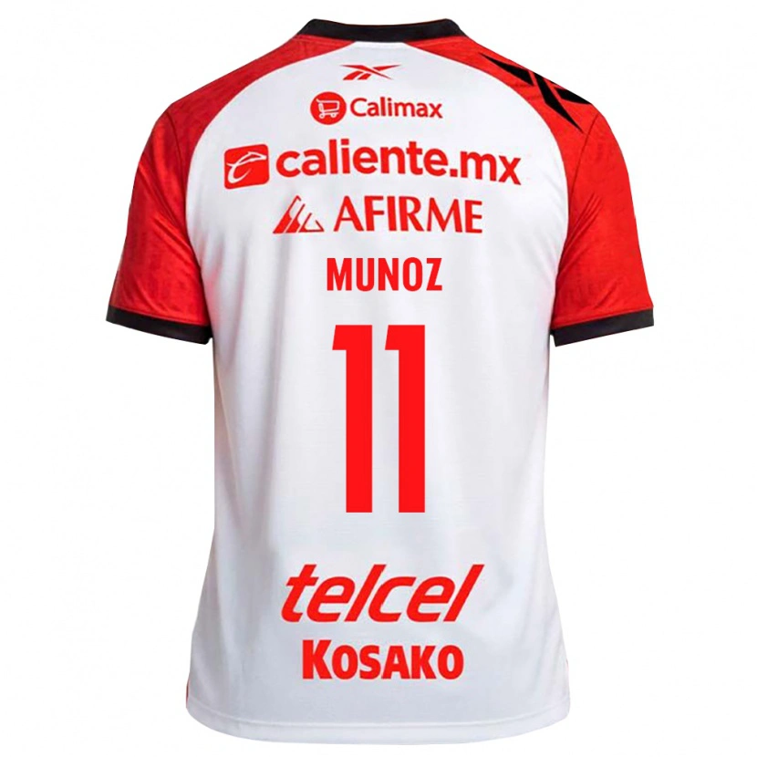 Danxen Homem Camisola Sanjuana Munoz #11 Vermelho Branco Preto Alternativa 2026/27 Camisa