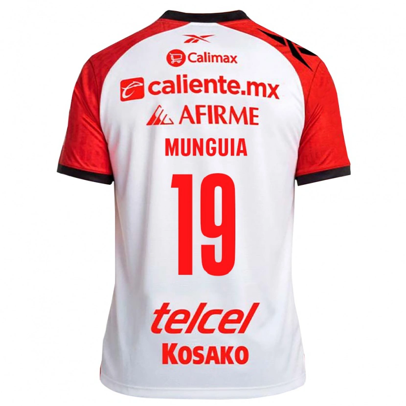 Danxen Homem Camisola Mariana Munguia #19 Vermelho Branco Preto Alternativa 2026/27 Camisa
