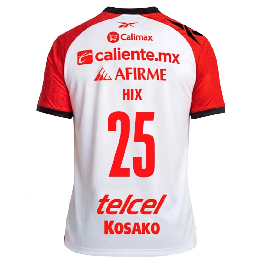 Danxen Homem Camisola Angelina Hix #25 Vermelho Branco Preto Alternativa 2026/27 Camisa