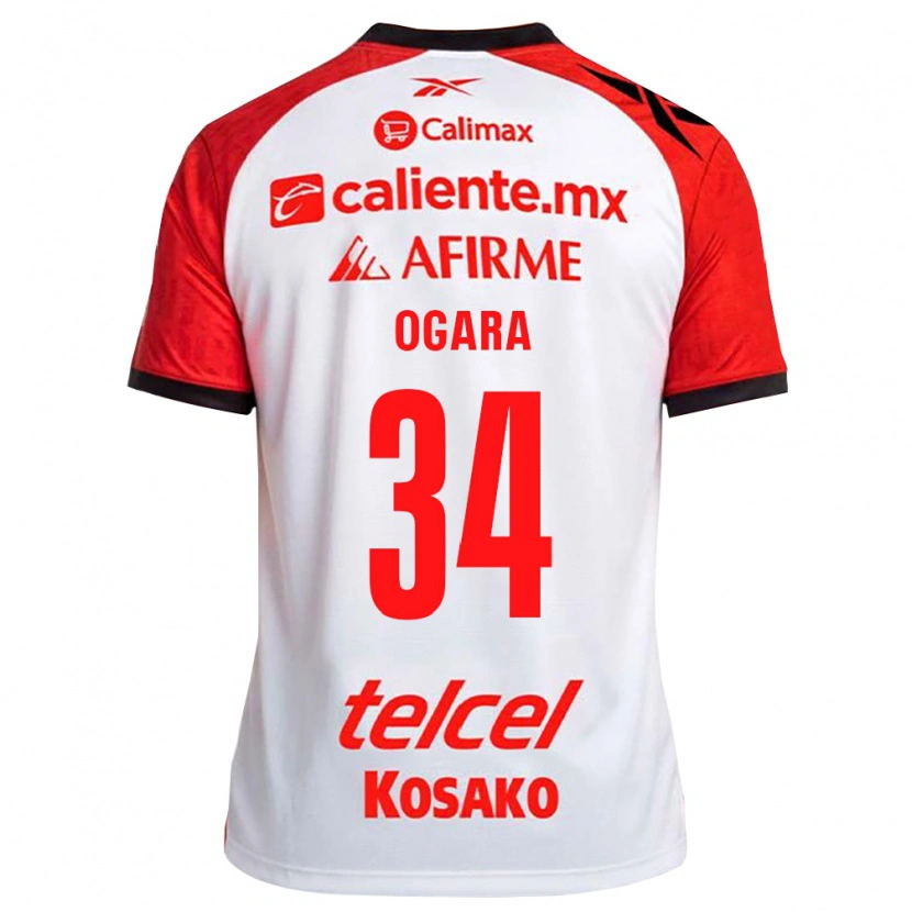 Danxen Homem Camisola Gerson Ogara #34 Vermelho Branco Preto Alternativa 2026/27 Camisa